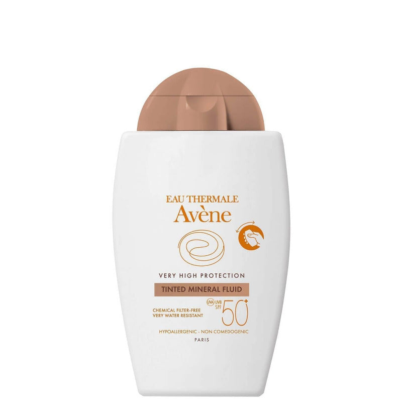 AVENE Mineral Tinted Sun Fluid SPF 50+ – 40ml for Sensitive Skin