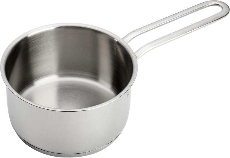 WMF Mini Stielkasserolle 14Cm, Klein, Ohne Deckel, Kleiner Topf, Kasserolle Induktion 0,9L, Cromargan Edelstahl, Stapelbar, Für Kleine Portionen, Singlehaushalt