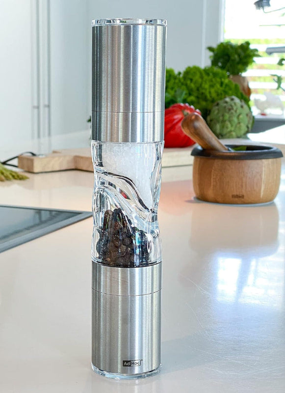 ADHOC MP900 Duomill Pure – Salt & Pepper Mill Dual Ceramic Grinder