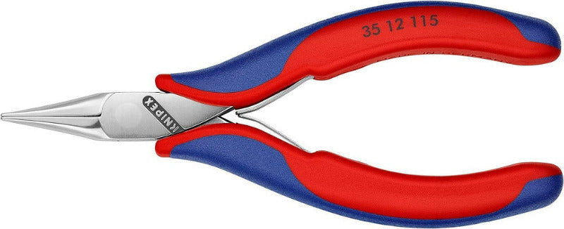 KNIPEX Precision Electronics Gripping Pliers with Box Joint and Multi-Component Grips – 115mm (35 12 115)
