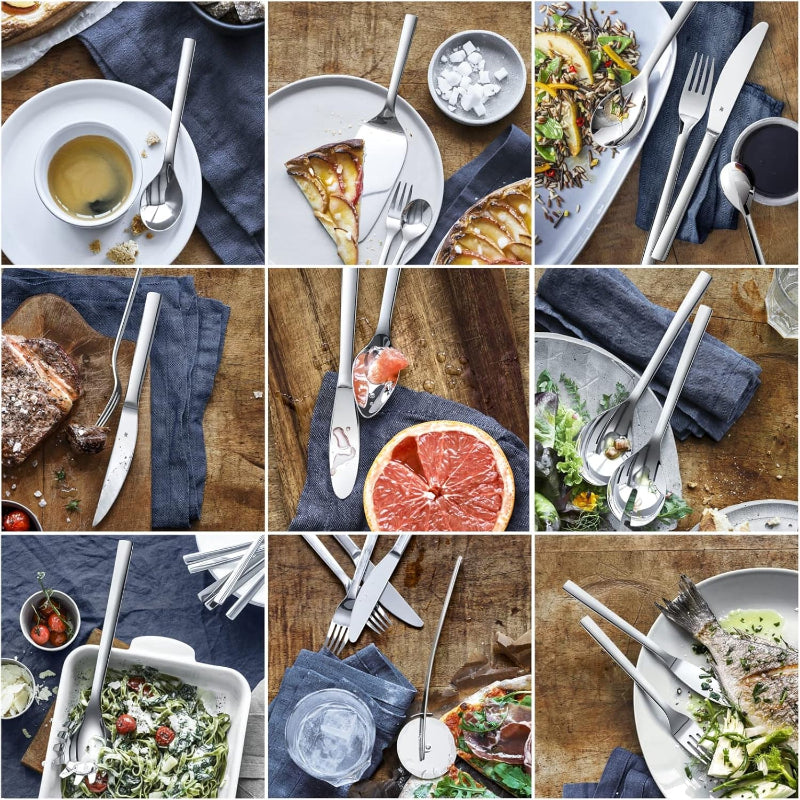 WMF Nuova Salad Serving Set 25 cm Small Serving Spoon & Fork