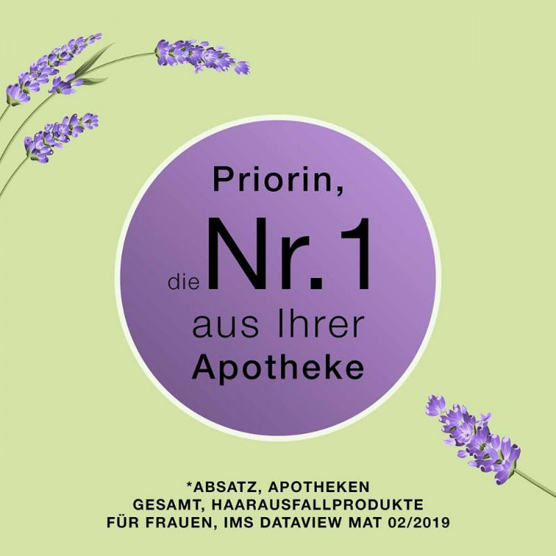PRIORIN Liquid Hair Growth Tonic - 3 x 50ml | Stimulates Hair Regrowth & Strengthens Roots