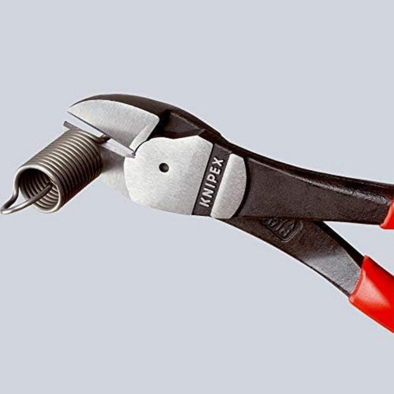 KNIPEX High-Leverage Diagonal Cutter – 180 mm | Chrome Vanadium Steel | 74 12 180
