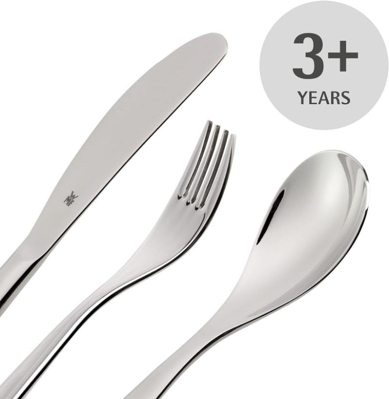 WMF Sloth Children’s Cutlery Set – 4-Piece Cromargan Stainless Steel