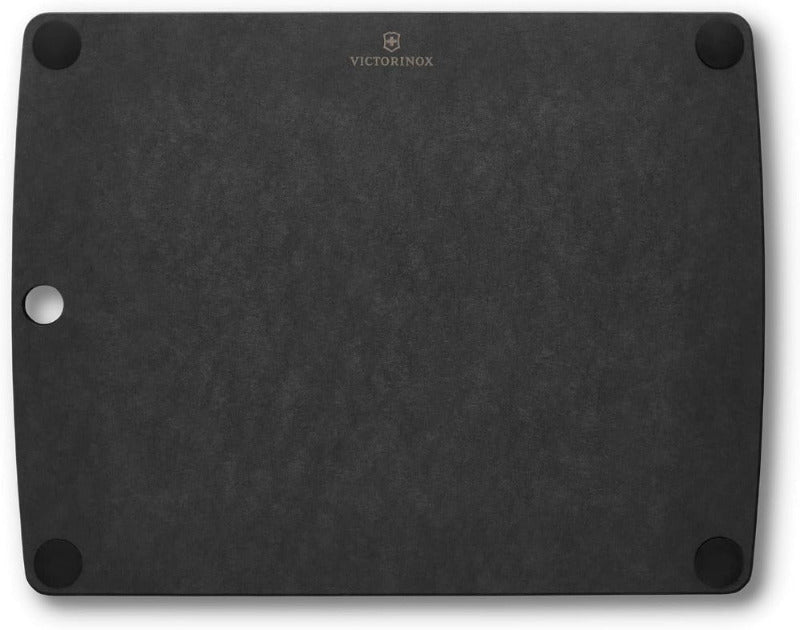 Victorinox Schneidebrett, All-In-One, Cutting Board M 36.8 X, 28.5 X, 0.6, Saftrille, Klingenschonend, Rutschfest, Spülmaschinengeeignet, Schwarz