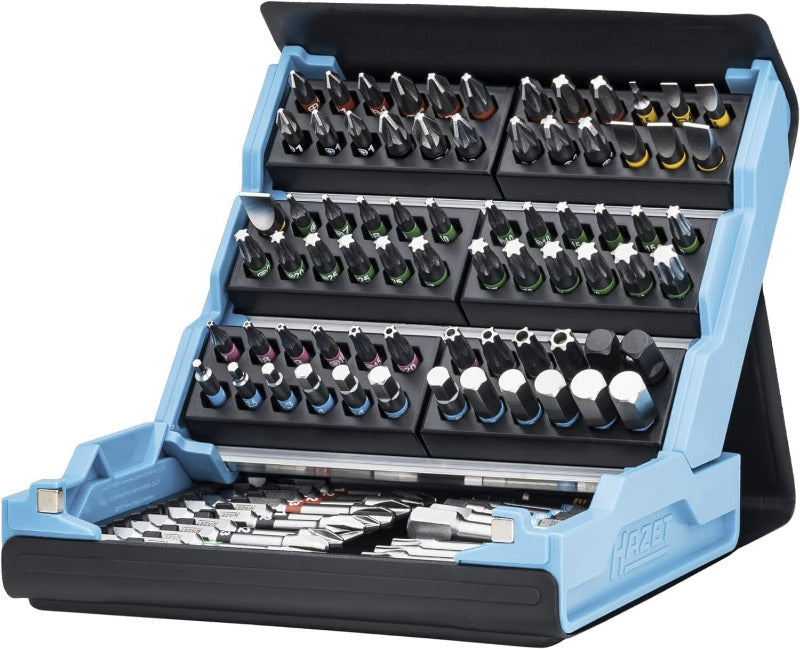 HAZET 2200SC-1 SmartCase Bit Set – 69-Piece, 1/4" Drive for Hand Operation