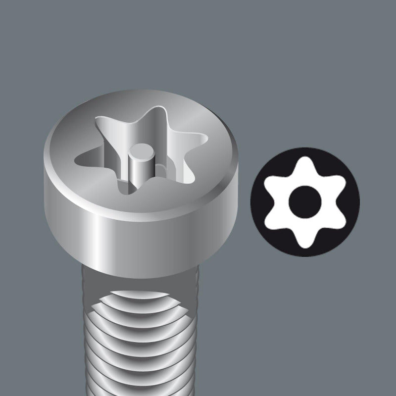 Wera 2067 Elektroniker-Torx Bo-Schraubendreher, TX 8 X 60 Mm, 05118046001