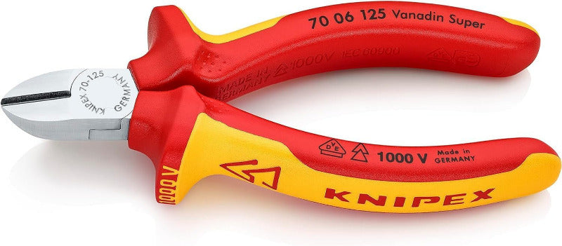 KNIPEX Seitenschneider Mit Comfort-Griffen Schwarz Atramentiert 160 Mm 70 02 160