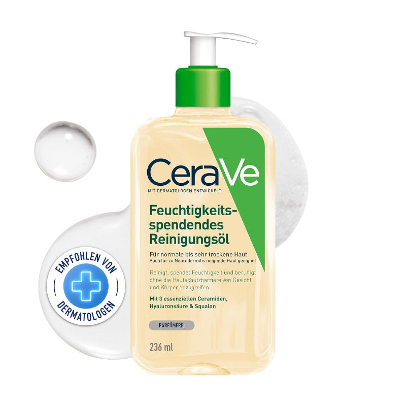 CeraVe Hydrating Cleansing Oil – For Normal to Very Dry Skin - 236ml