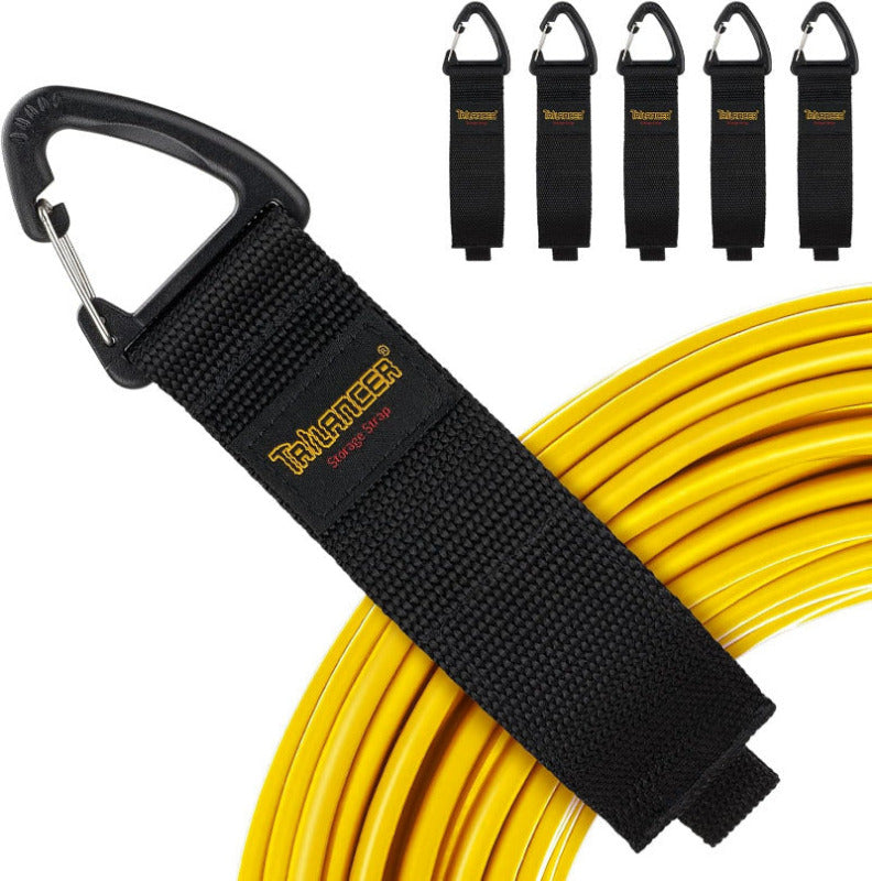 Extension Cord Organizer & Hanger – 6-Pack Velcro Straps with Triangle Buckle