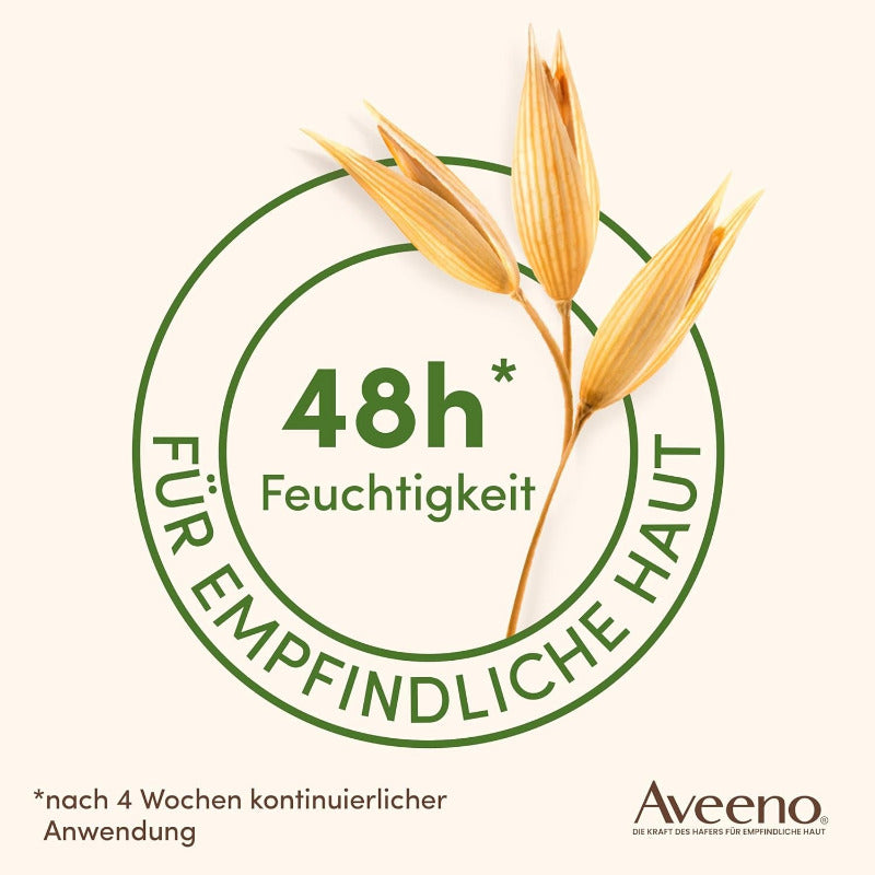 Aveeno Daily Moisturising Bodylotion (300 Ml), Parfümfreie Körperlotion Mit Beruhigendem Hafer, Natürliche Hautpflege Für Normale, Empfindliche Und Trockene Haut, Vegan*