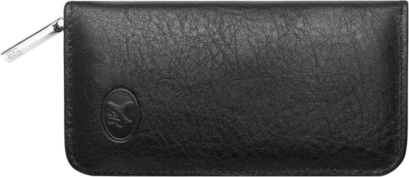 ZWILLING Premium Manicure Set – 5-Piece, Yak Leather Case with Zipper, Black