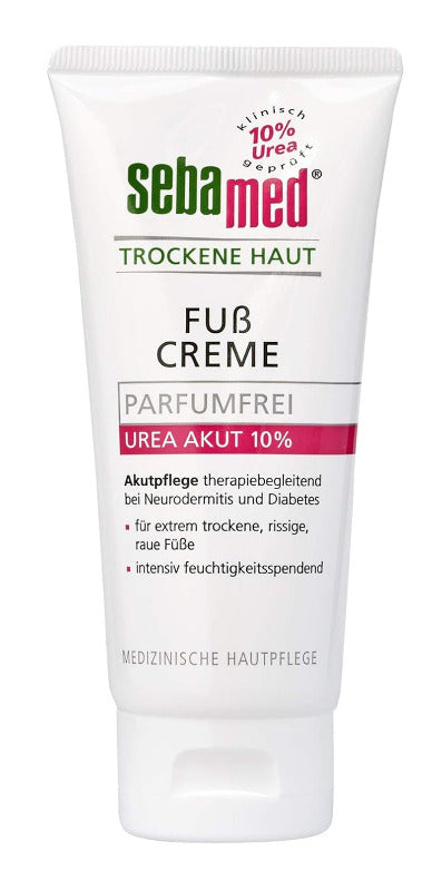 SEBAMED Dry Skin Foot Cream Urea Acute 10% 100 ml Fragrance-Free