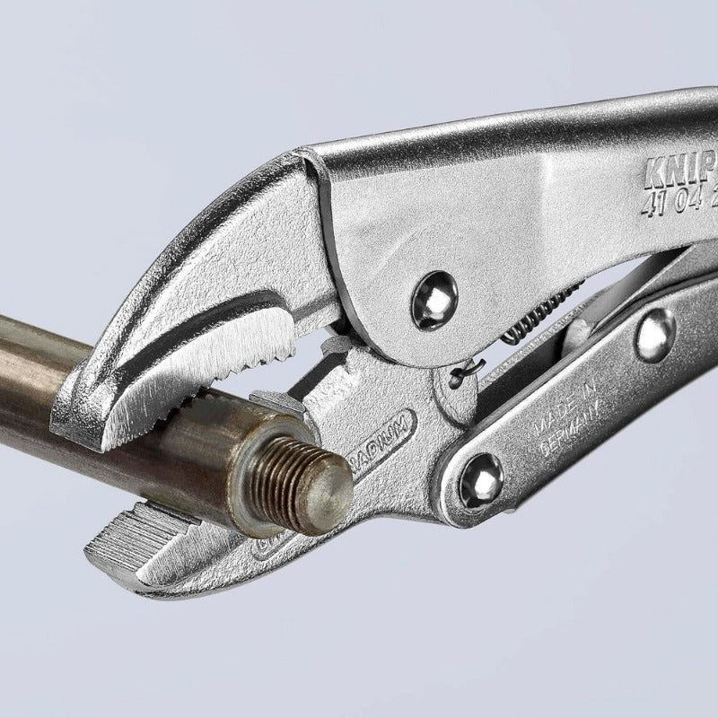 KNIPEX 250 mm Zinc-Plated Grip Pliers (41 04 250)