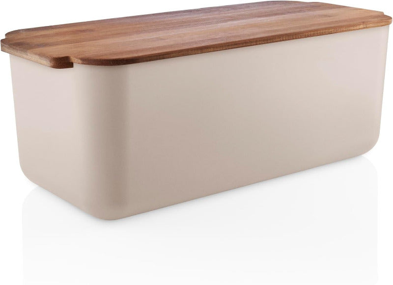 EVA SOLO Bread Bin – Black & Bamboo (9 L)
