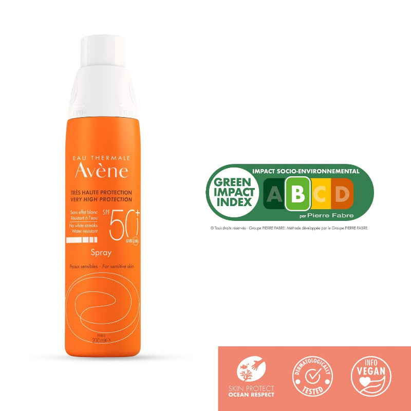 Avène Sunsitive Sonnenspray SPF 50+ 200 Ml