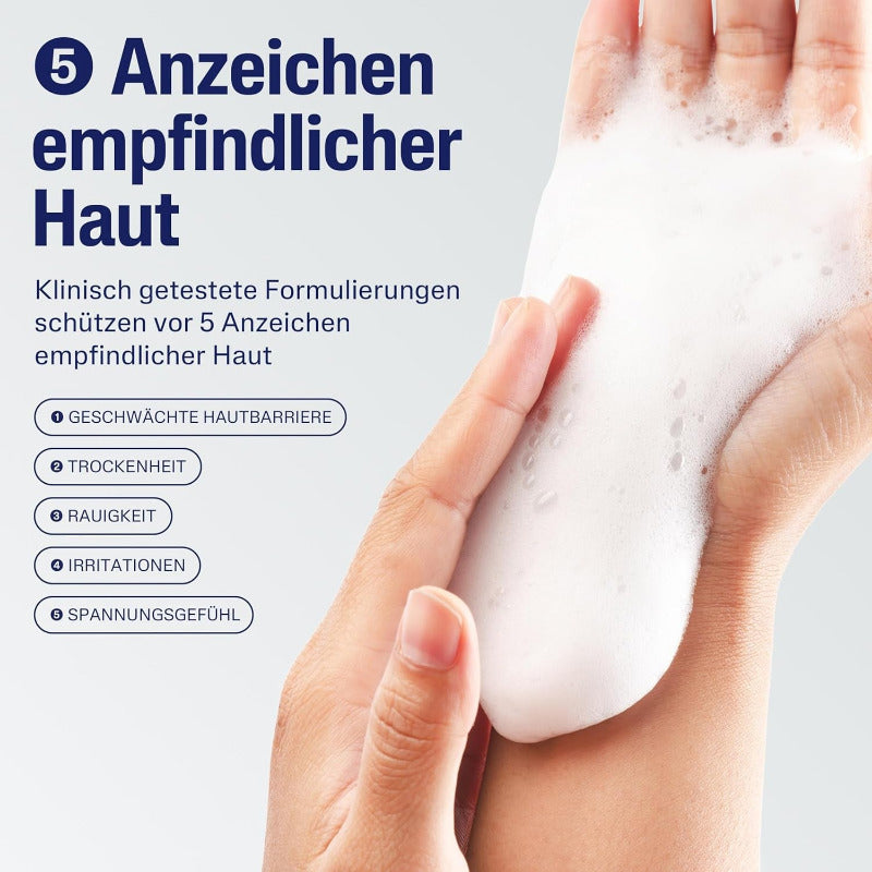 CETAPHIL Gentle Foaming Cleanser – 200ml | Soothing Facial Cleanser for Normal, Dry & Sensitive Skin