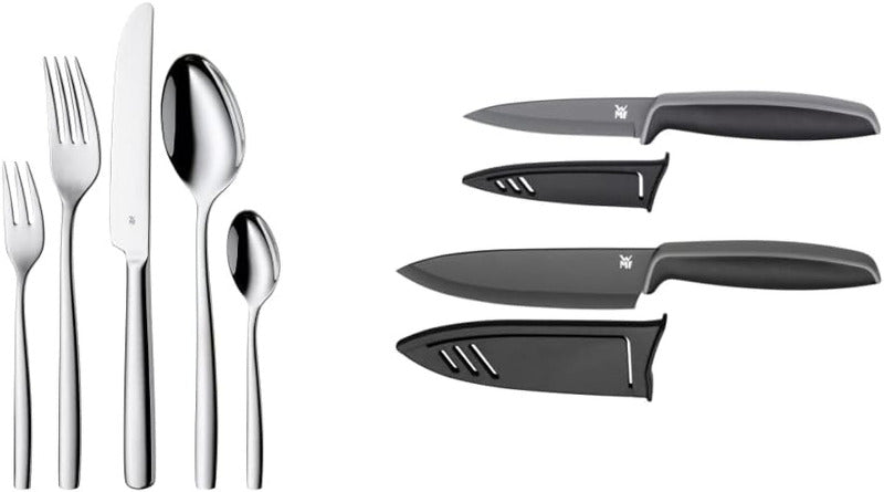 WMF Palma Cutlery Set for 6 People – 30-Piece Cromargan Stainless Steel