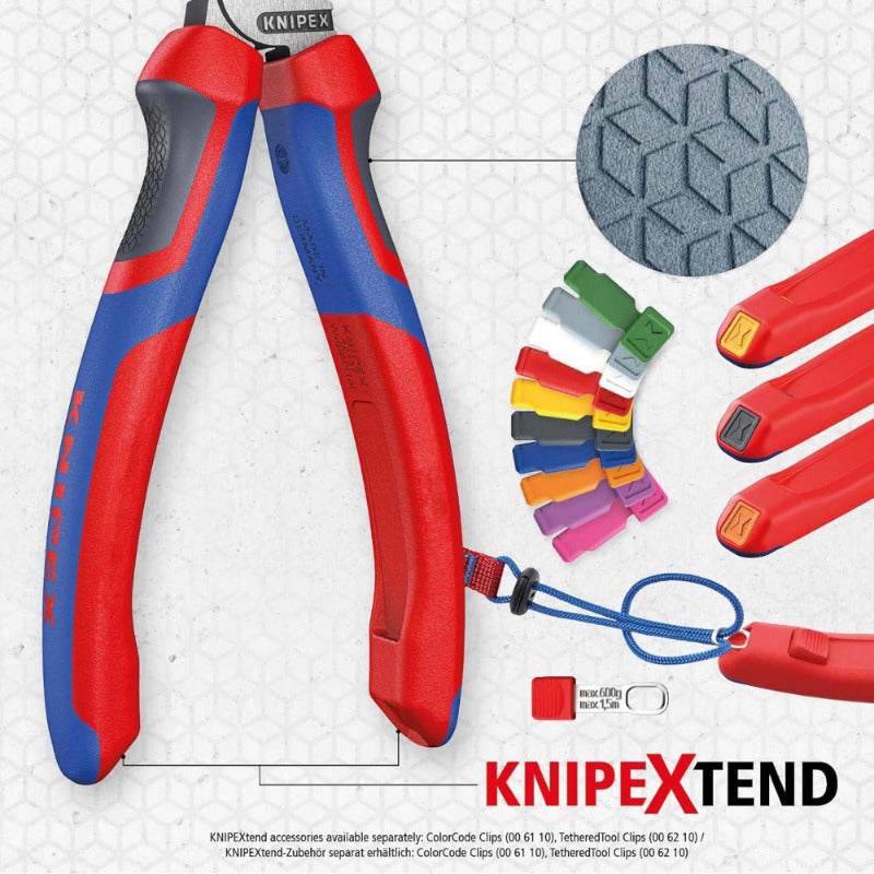 KNIPEX 74 22 2a00 Heavy-Duty Diagonal Cutter – 200mm with Comfort Grips