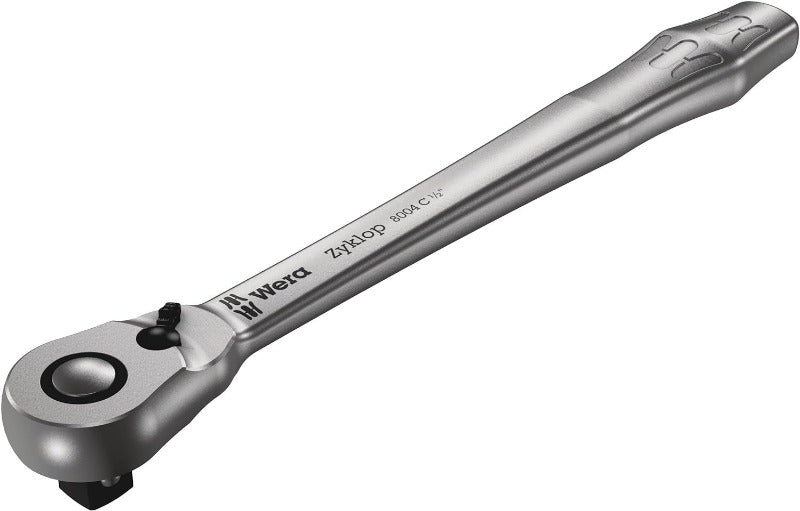 Wera 05004004001 8004 a Zyklop Metal-Knarre Mit Umschalthebel Mit 1/4Zoll-Antrieb, 1/4 Zoll X 141.0 Mm