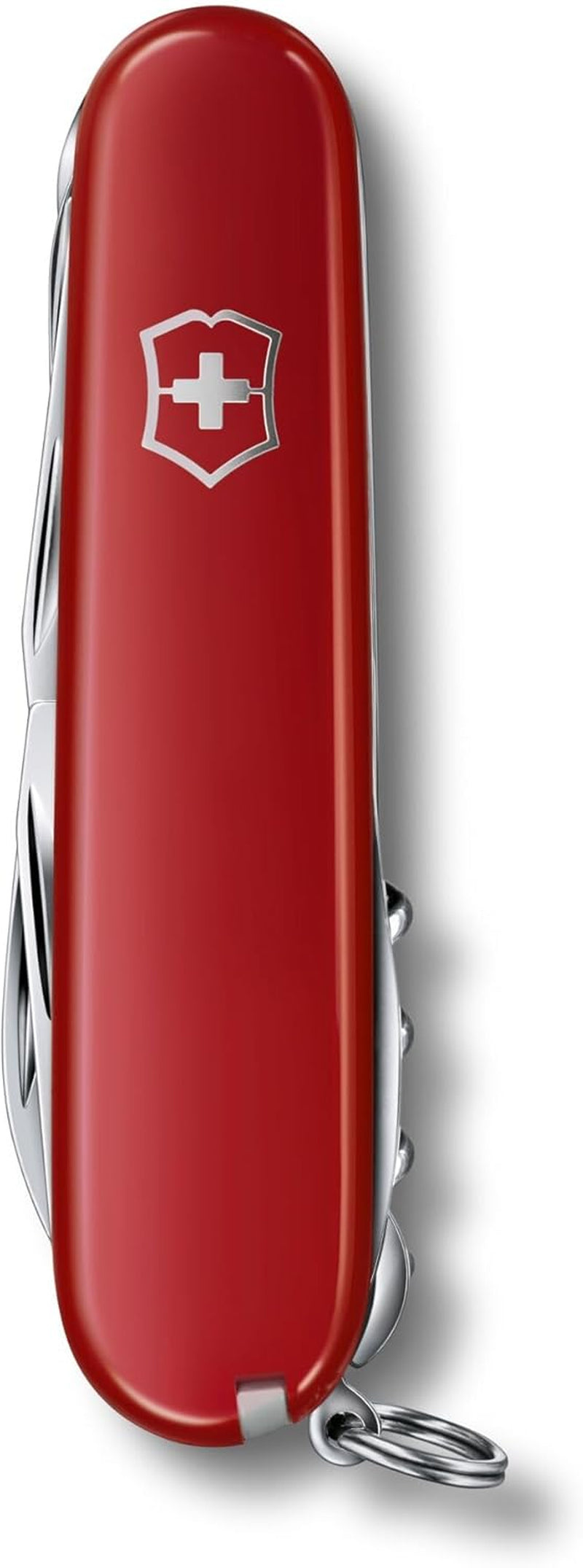 Victorinox Schweizer Taschenmesser Huntsman, Multitool, Swiss Army Knife Mit 15 Funktionen, Klinge, Korkenzieher, Dosenöffner