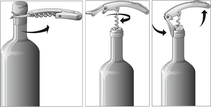 WMF Clever & More Waiter’s Corkscrew 10 cm – Cromargan® Brushed Stainless Steel