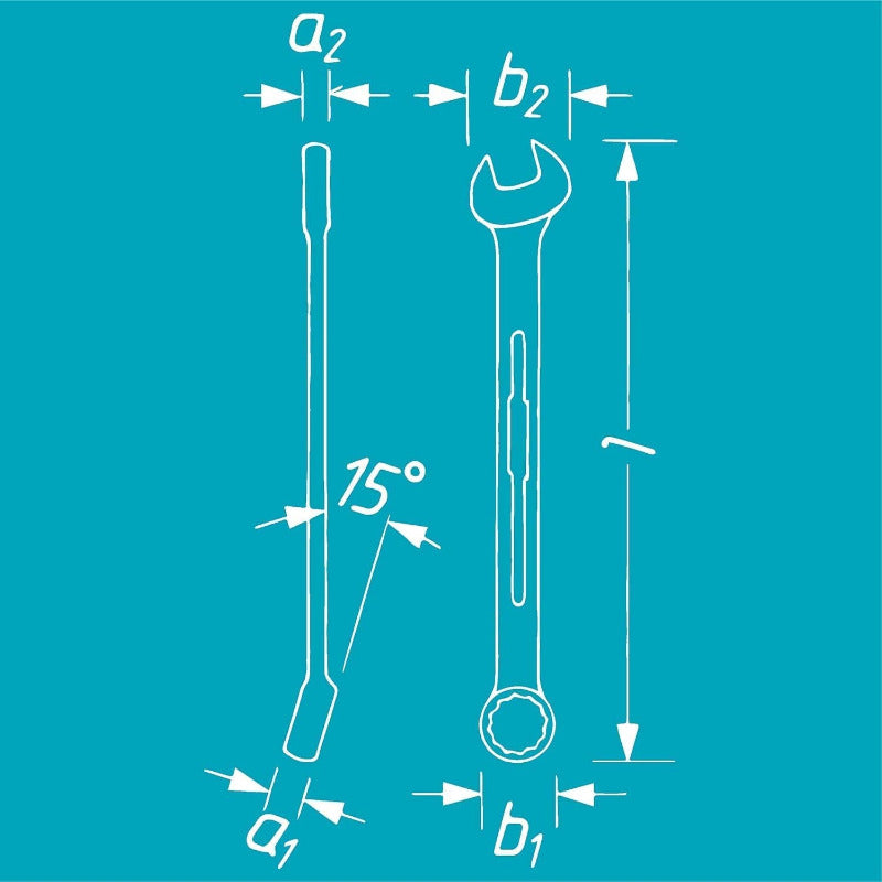 HAZET 600N-10 Combination Wrench – 10mm