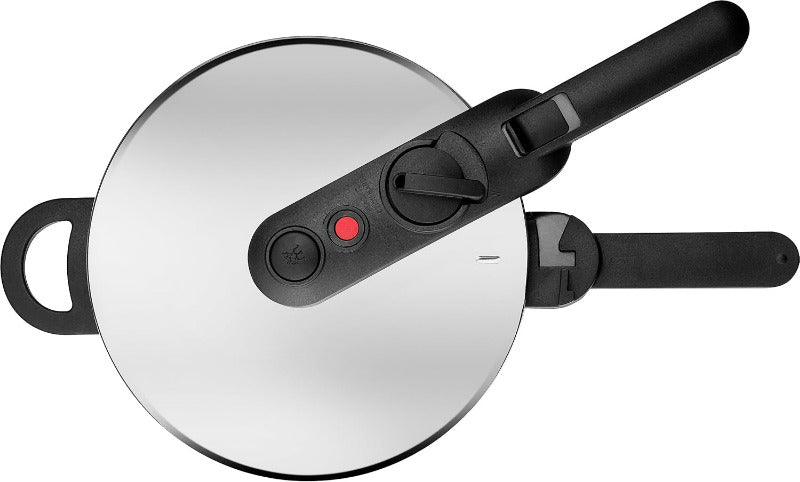 ZWILLING Ecoquick II Pressure Cooker, 22 cm Diameter, 6L Capacity, Suitable for All Heat Sources Including Induction, Made of 18/10 Stainless Steel, Silver Finish