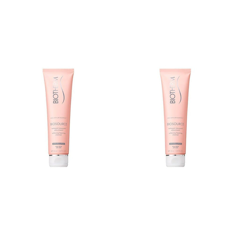 Biotherm Biosource Cleansing Foam for Dry Skin (2 x 150ml)
