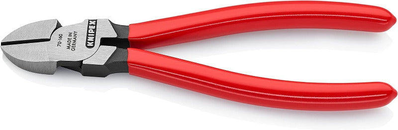 KNIPEX 70 02 160 Side Cutter with Comfort Grips – 160mm Black Atramentized