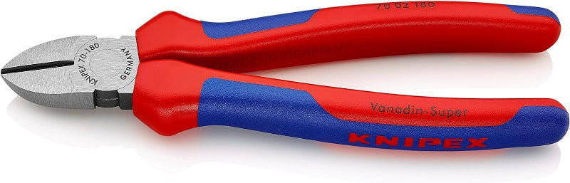 KNIPEX 70 02 160 Side Cutter with Comfort Grips – 160mm Black Atramentized