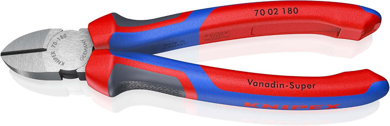KNIPEX 70 02 160 Side Cutter with Comfort Grips – 160mm Black Atramentized