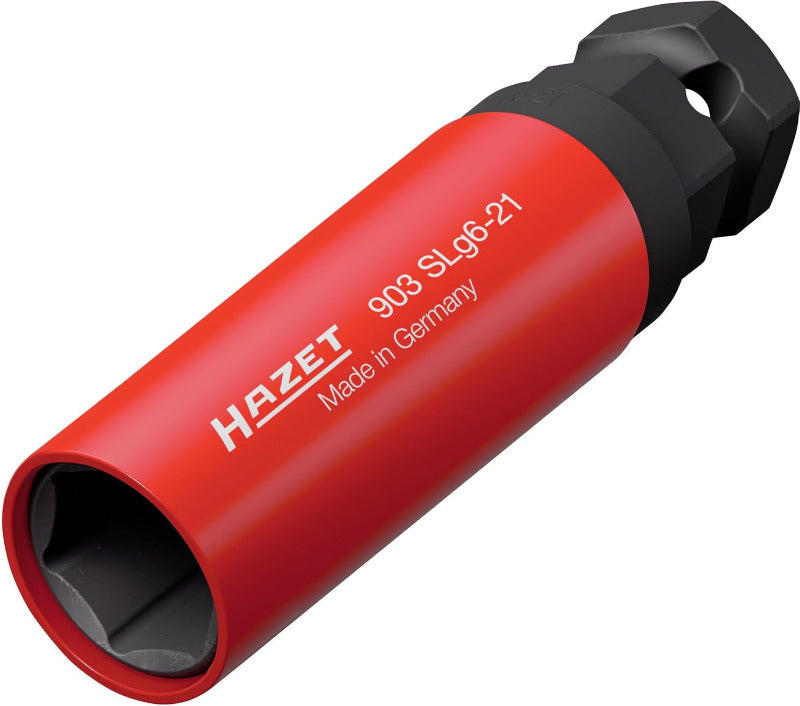 HAZET Steckschlüssel-Satz 903SPC/3 I 12,5 Mm Vierkantantrieb (1/2 Zoll), 17-21 Mm Schlüsselweite, Mit Kunststoffhülse I Materialschonende Radmontage Bei Reifen Mit Alu-Felgen
