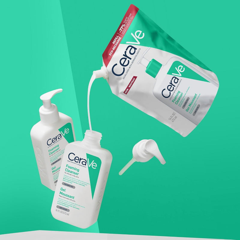 Cerave Foam Facial Clean Refill Pouch