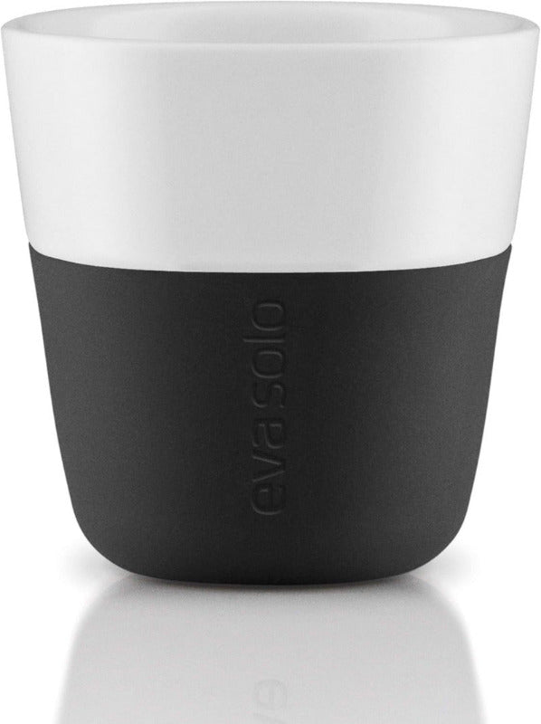 EVA SOLO Espresso Tumblers – Carbon Black, 2× 80 ml