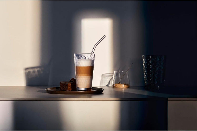 WMF Coffeetime Long Drink Glasses Set – 4-Piece, 275 ml Heat-Resistant Crystal Glass