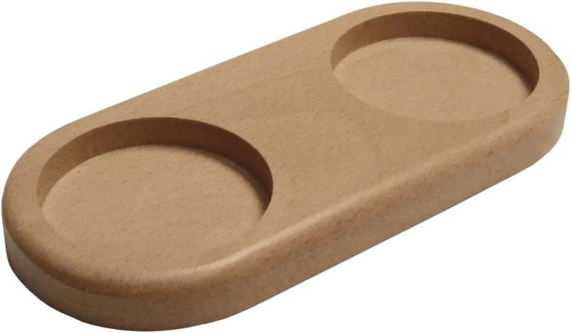 ZASSENHAUS Olive Wood Mill Tray – 17.2 cm | Elegant mill coaster for Salt & Pepper Grinders