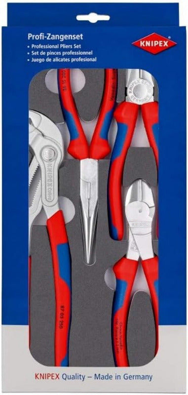 KNIPEX 4-Piece Plier Set in Foam Insert | 00 20 01 V17 – Premium Tool Kit for Professionals