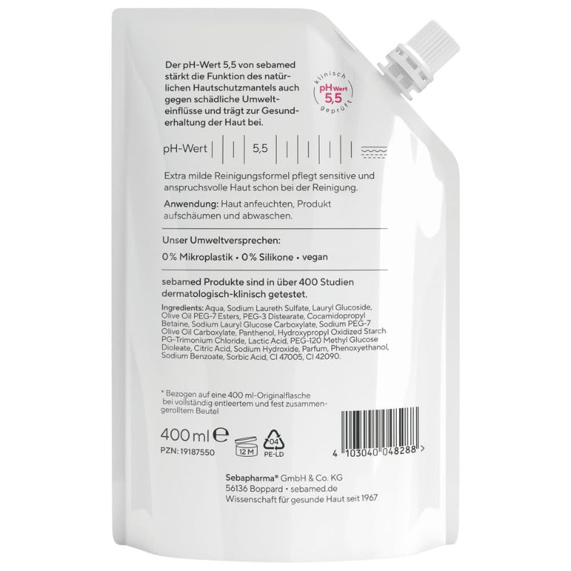 Sebamed Liquid Face & Body Wash Refill – 400ml