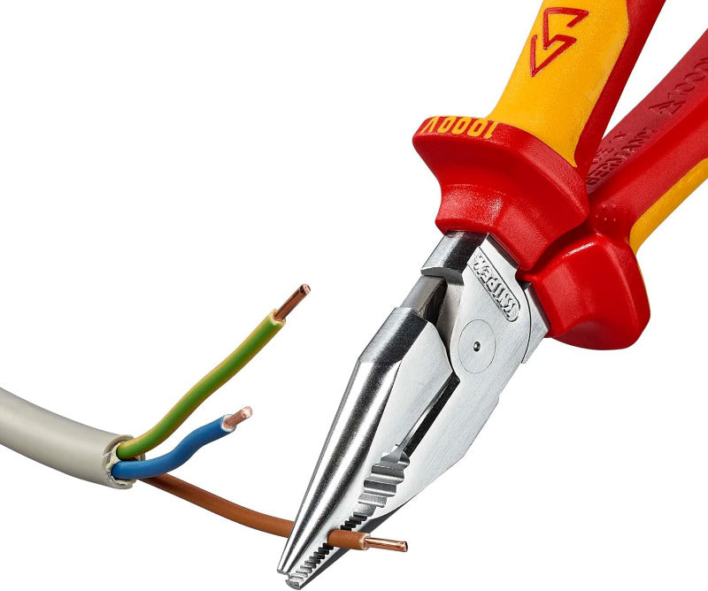KNIPEX 08 26 185 VDE Needle‑Nose Combination Pliers – 185 mm