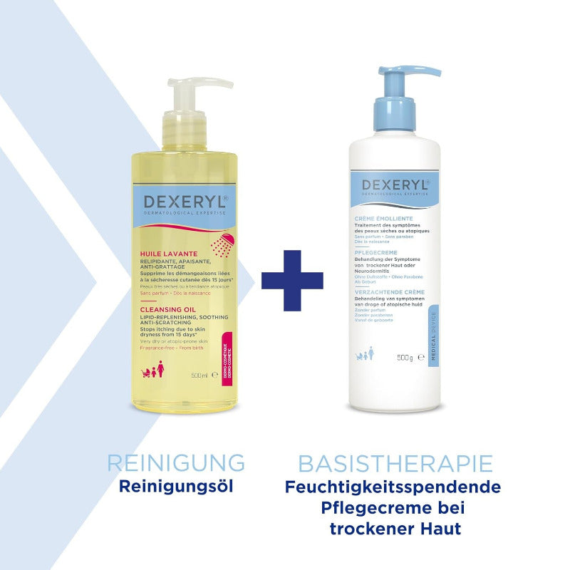 Dexeryl Creme 500G: Pflege Und Schutz Für Trockene Haut Insbesondere Bei Verschiedenen Hauterkrankungen Wie Neurodermitis. Parfümfrei Und Ohne Parabene