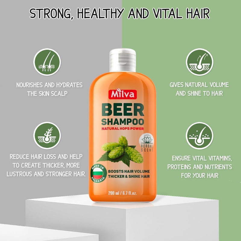 MILVA Beer Shampoo 200ml