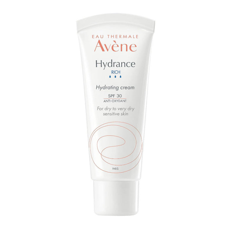 AVENE Hydrance UV Rich Moisturizing Cream SPF 30 - 40ml - for Dry Sensitive Skin
