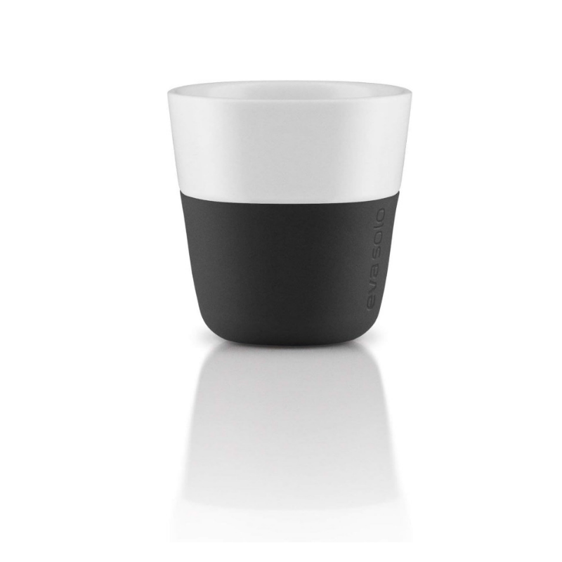EVA SOLO Espresso Tumblers – Carbon Black, 2× 80 ml