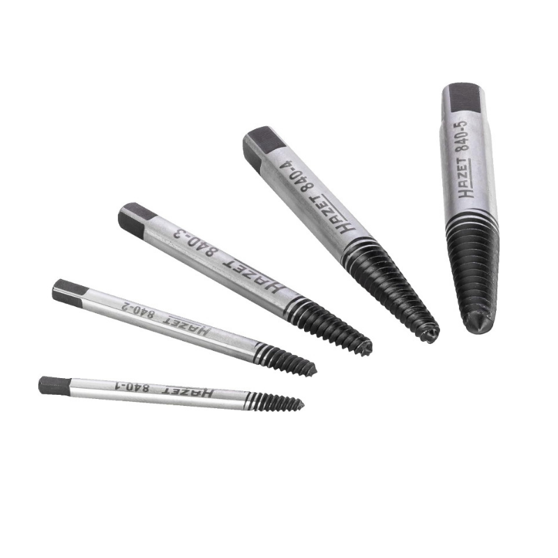 HAZET 840/5 I Screw Extractor Set – 5-Pieces