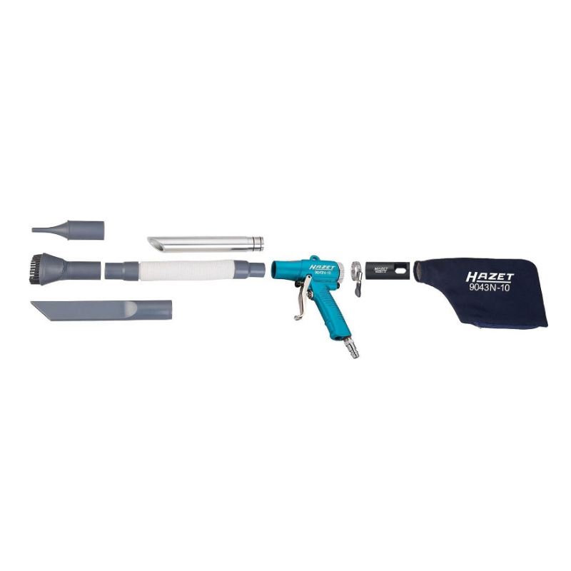 HAZET 9043N-10 Suction and Blow Gun – 7.5 mmHg Vacuum Level