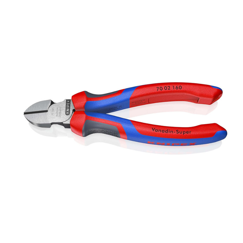 KNIPEX 70 02 160 Side Cutter with Comfort Grips 160mm Black Atramentized