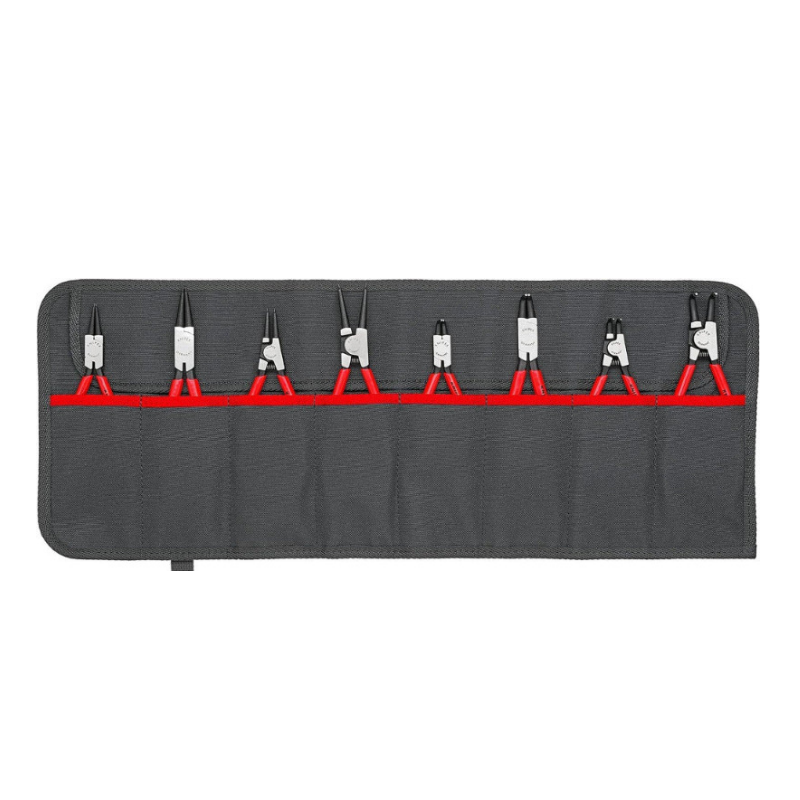 KNIPEX 8-Piece Circlip Pliers Set - 00 19 58 V01 Heavy-Duty Snap Ring Plier Kit