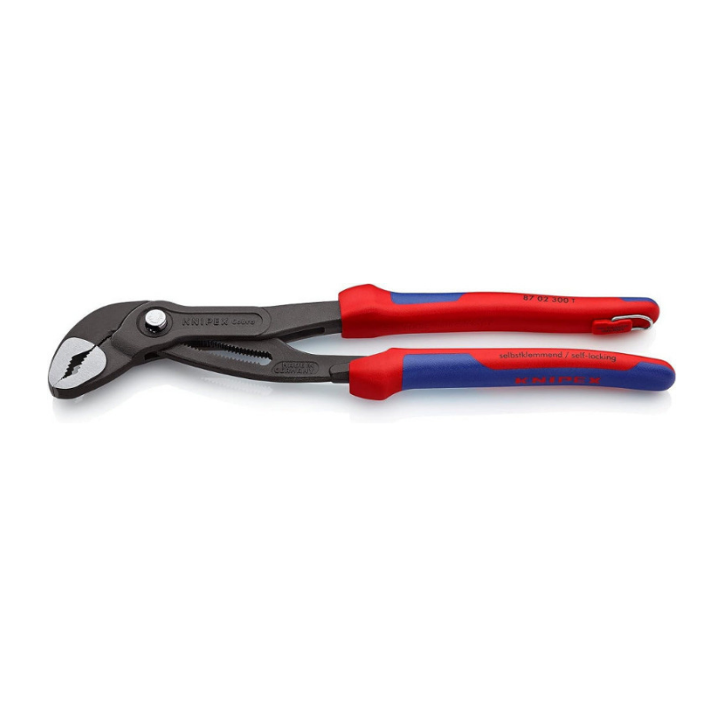 KNIPEX Cobra 300mm Hightech Water Pump Pliers with Fall Protection Loop 87 02 300 T