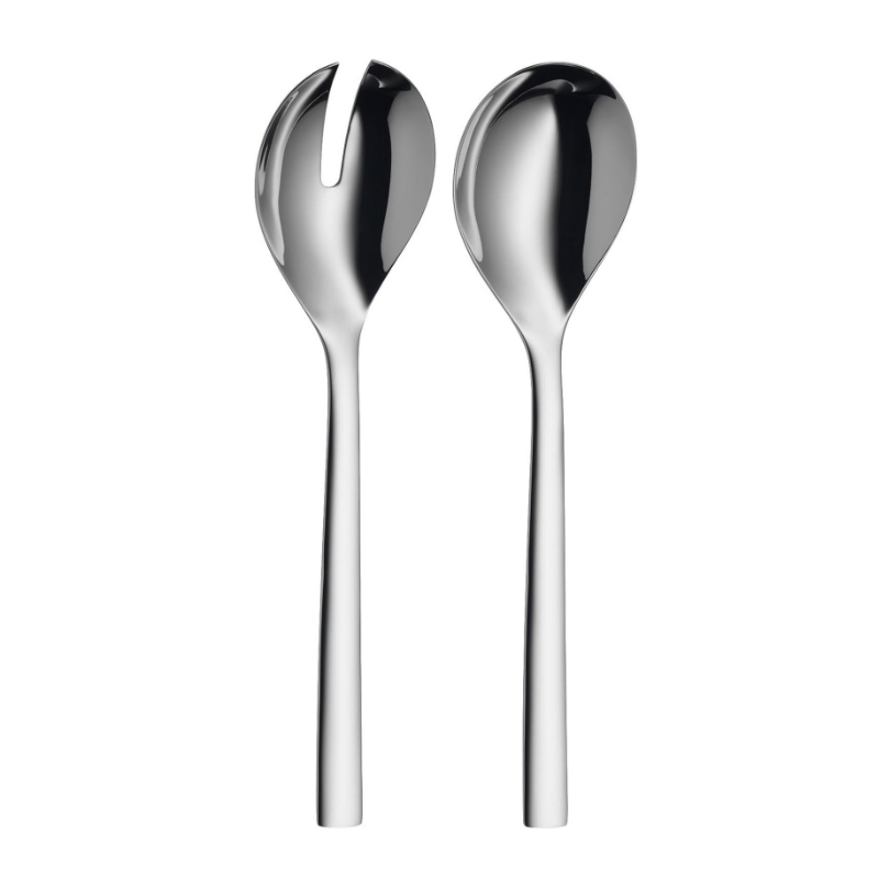 WMF Nuova Salad Serving Set 25 cm Small Serving Spoon & Fork